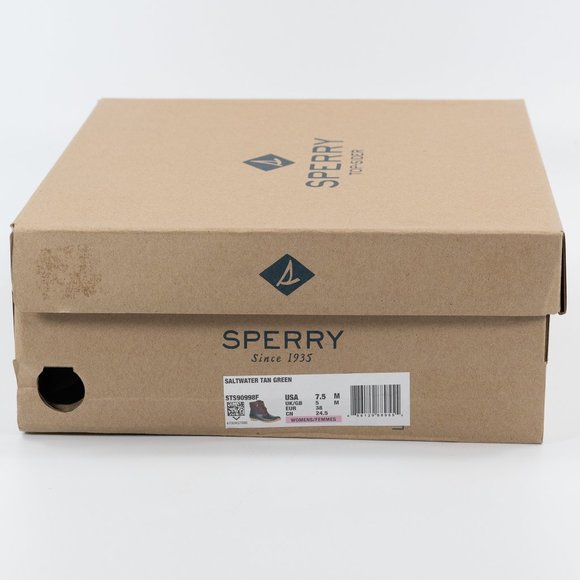 Sperry Women's Saltwater Duck Boot 'Tan Green' STS90998F Rain Boots size 6 - 11 - Picture 11 of 14